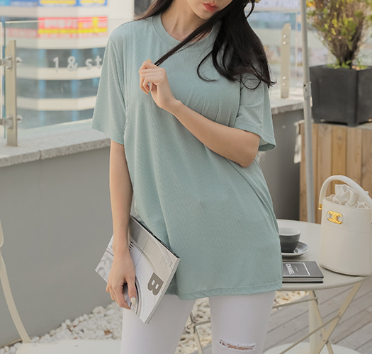 韓国授乳服*軽やかなアイス授乳Tシャツ