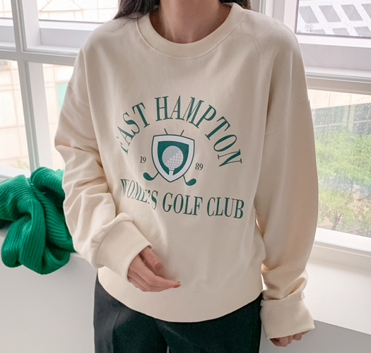 韓国マタニティウェア*ゴルフクラブスウェットシャツ