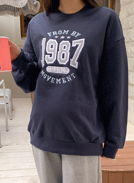 韓国マタニティウェア*1987 スウェットTシャツ