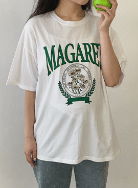 韓国マタニティウェア*マーガレットオーバーフィット半袖Tシャツ
