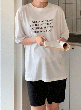 韓国マタニティウェア*フォーユーレタリング ルーズ半袖Tシャツ